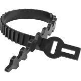 VEZILO ZA DREVJE, GUMA, 2 DELNI