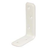 VEZNI ELEMENT ALBERTS 80X120X40 MM KOTNIK VTISNJEN BELE BARVE