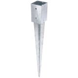 VEZNI ELEMENT ALBERTS KVADRATNI NOSILEC 91X91/750MM VROČI CINK