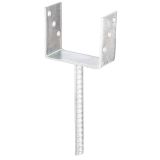 VEZNI ELEMENT ALBERTS NOSILEC ZA STEBER 121X104 U ZA VBETONIRANJE NASTAV