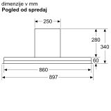 VGRADNA KUHINJSKA NAPA BOSCH DBB97AM60