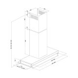 VGRADNA KUHINJSKA NAPA SICCABO INTEGRA 90 C