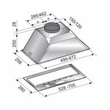 VGRADNA KUHINJSKA NAPA SICCABO TROPEA 80 EVO PW IX