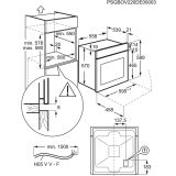 VGRADNA PEČICA ELECTROLUX KODEF70BZ