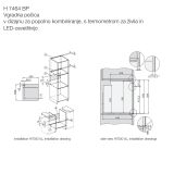 VGRADNA PEČICA MIELE H 7464 BP ČRNA