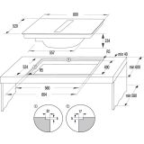 VGRADNA PLOŠČA Z NAPO GORENJE GEH6432BSCWF