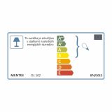 VGRADNA STROPNA SVETILKA MENTES DL 102 BELA 1X 15W E27