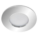 VGRADNA STROPNA SVETILKA PRISMA 1X5W LED, FI=75 MM KROM, OKR., IP44, DIMM