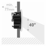 VGRADNI LED REFLEKTOR PHILIPS SYRMA 1X2W LED 57993/31/16 BELA