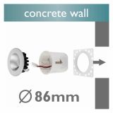 VGRADNI LED REFLEKTOR PHILIPS SYRMA 1X2W LED 57993/31/16 BELA