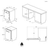 VGRADNI POMIVALNI STROJ CANDY CDIH 2D949