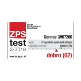VGRADNI POMIVALNI STROJ GORENJE GV 67260