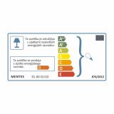 VGRADNI REFLEKTOR MENTES DL 60MRG BELA Z ŽARNICO GU10 50W 230V
