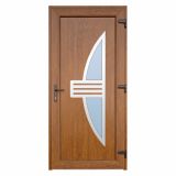 VHODNA PVC VRATA CANDO EUROPA ZLATI HRAST 98X208 CM L, S KLJUKO