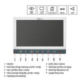 VIDEODOMOFON EMOS EM-10AHD SET DIAGITALNI ZASLON 17.8CM