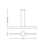 VISEČA KUHINJSKA SVETILKA PHILIPS EXACT 6X2.5W LED ALUMINIJ