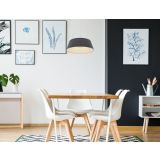 VISEČA SVETILKA CROTONE 45W ANTRACIT CCT DIM, DALJIN.UPR.