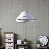 VISEČA SVETILKA GRAIN MAX.1X40W, BELA