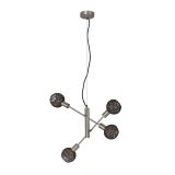 VISEČA SVETILKA-LESTENEC BRILONER NATURE 4XE14 TEMNO RJAVA