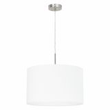 VISEČA SVETILKA-LESTENEC EGLO 31571 PASTERI '380 BELA TEKSTIL