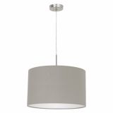 VISEČA SVETILKA-LESTENEC EGLO 31572 PASTERI '380 TAUPE TEKSTIL
