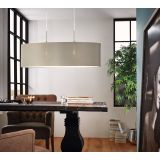 VISEČA SVETILKA-LESTENEC EGLO 31581 PASTERI '750 TAUPE TEKSTIL