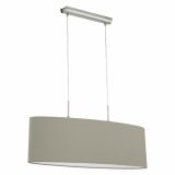 VISEČA SVETILKA-LESTENEC EGLO 31581 PASTERI '750 TAUPE TEKSTIL