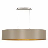 VISEČA SVETILKA-LESTENEC EGLO MASERLO 2X60W MAX.E27 31618 TAUPE/ZLATA 1000