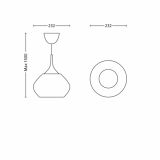 VISEČA SVETILKA-LESTENEC PHILIPS CANTO 1X4.5W LED 40894/38/16 BEŽ