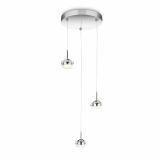 VISEČA SVETILKA-LESTENEC PHILIPS CYPRESS 3X3W LED 53223/11/16 KROM