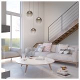 VISEČA SVETILKA-LESTENEC PHILIPS VIENNE 1X4.5W LED 37361/87/16 SIVA