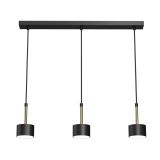 VISEČA SVETILKA MILAGRO ARENA ČRNA/ZLATA 3XGX53 MLP7761