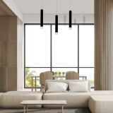 VISEČA SVETILKA MILAGRO CARBON 3X5W LED ML183