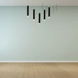 VISEČA SVETILKA MILAGRO CARBON 5X5W LED ML184