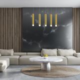 VISEČA SVETILKA MILAGRO GOLDIE 5X5W LED ML5715