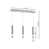 VISEČA SVETILKA MILAGRO ICE 15W LED ML322