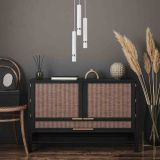 VISEČA SVETILKA MILAGRO JOKER BELA/KROM 3XGU10 MLP8915