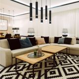 VISEČA SVETILKA MILAGRO JOKER ČRNA/KROM 5XGU10 MLP1417