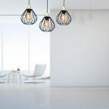 VISEČA SVETILKA MILAGRO KANE BLACK 3XE27 MLP4795