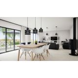 VISEČA SVETILKA MILAGRO LARS BLACK 3XE27 MLP799