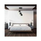 VISEČA SVETILKA MILAGRO LARS BLACK 3XE27 MLP801