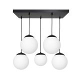 VISEČA SVETILKA MILAGRO LIMA BLACK 5XE14 MLP6525