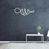 VISEČA SVETILKA MILAGRO LOCA BELA 56W LED ML5491