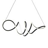 VISEČA SVETILKA MILAGRO LOCA ČRNA 56W LED ML5756