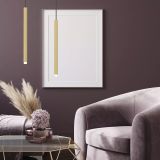 VISEČA SVETILKA MILAGRO MONZA MEDENINA 1XG9 MLP8839