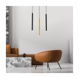 VISEČA SVETILKA MILAGRO MONZA MEDENINA 3XG9 LED MLP8841