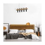 VISEČA SVETILKA MILAGRO WEST ČRNA 5XGU10 MLP5511