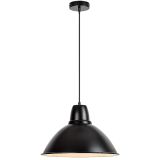 VISEČA SVETILKA RABALUX WILBOUR E24 60W D36 ČRNA