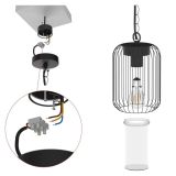 VISEČA VRTNA SVETILKA EMOS LED E27,IP44,MAX 15W PENDANT