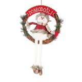 VENČEK GLOSSTYLE VISEČI FI 33 CM BOŽIČEK ALI SNEŽAK